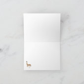 デザートサボテンクリスマスカード カード (内部)