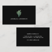 デザートサボテンフラワー名刺 名刺 (正面/裏面)