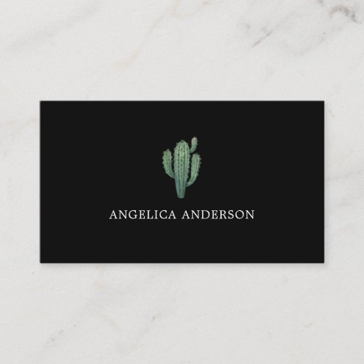 デザートサボテンフラワー名刺 名刺 (正面)