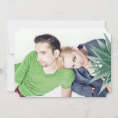 デザートサボテンモダンタイポグラフィ結婚ズ 招待状 (裏面)