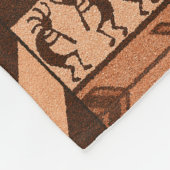 デザートサンサボスココペリ南西 フリースブランケット (角)