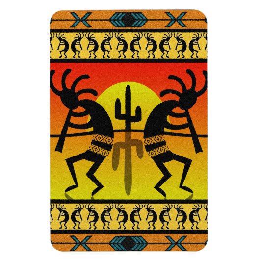 デザートサンサボスココペリ南西 マグネット (縦)