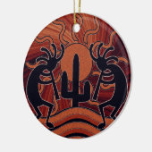 デザートサンサボテンココペリサウスウエストデコール セラミックオーナメント (左)