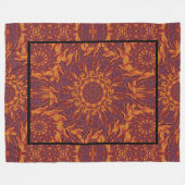 デザートサンシャイン191 フリースブランケット (正面(横))