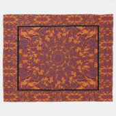 デザートサンシャイン194 フリースブランケット (正面(横))