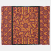 デザートサンシャイン278 フリースブランケット (正面(横))