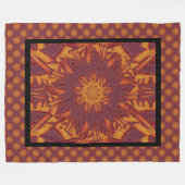 デザートサンシャイン281 フリースブランケット (正面(横))