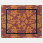 デザートサンシャイン288 フリースブランケット (正面(横))