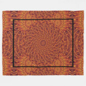 デザートサンシャイン295 フリースブランケット (正面(横))