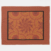 デザートサンシャイン298 フリースブランケット (正面(横))