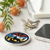 デザートサンセットキーチェーン キーホルダー (側面)