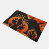 デザートサンセットココペリサウスウェストデザイン ドアマット (アングル)