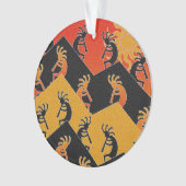 デザートサンセットココペリサウスウエストクリスマスクリスマス オーナメント (正面)