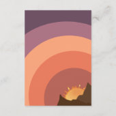 デザートサンセットデスティネーションウェディング詳細 エンクロージャーカード (裏面)