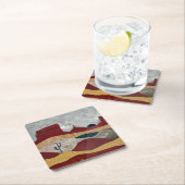 デザートサンライズ スクエアペーパーコースター (インサイチュ)