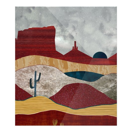 デザートサンライズ フォトプリント            (正面)