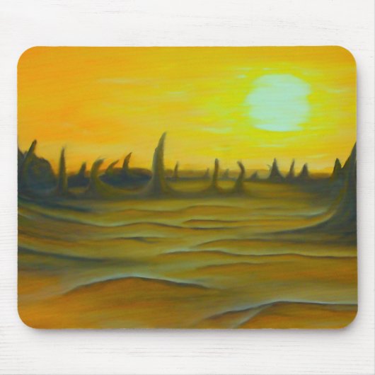 デザートサン絵画ズマウスパッド マウスパッド (正面)