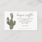 デザートシックおむつラッフル エンクロージャーカード (正面)