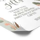 デザートシックな赤ちゃんシャワーポスター ポスター (角)