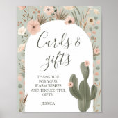 デザートシックな赤ちゃんシャワーポスター ポスター (正面)