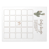 デザートシックベビービンゴ ノートパッド (正面)