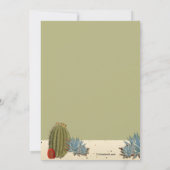 デザートシーン招待状 招待状 (裏面)