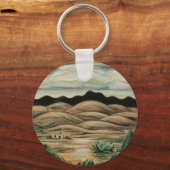 デザートシーンbyマルスデン・ハートリーヴィンテージファインアート キーホルダー (正面)