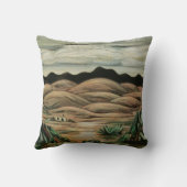 デザートシーンbyマルスデン・ハートリーヴィンテージファインアート クッション (裏面)