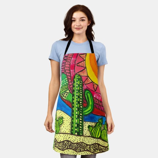 デザートジャイアントエプロン エプロン (着用した状態)