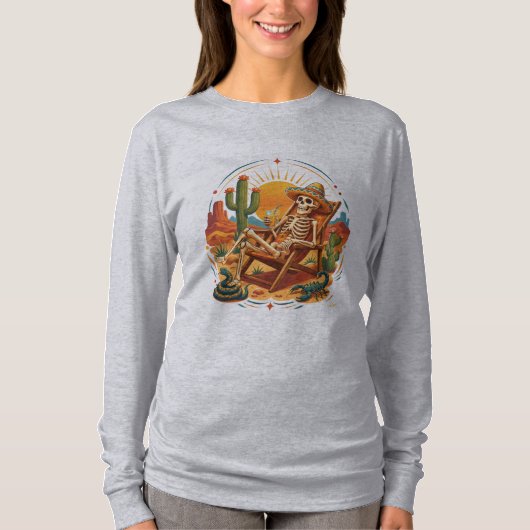 デザートスケルトンリラックスTシャツ Tシャツ (正面)