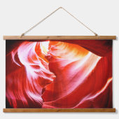 デザートスロットカラフルキャニオンと太陽 吊り下げ型タペストリー (正面)