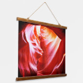 デザートスロットカラフルキャニオンと太陽 吊り下げ型タペストリー (傾斜あり)