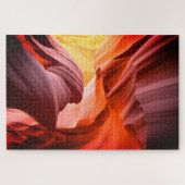 デザートスロットキャニオンまたはあなたの写真 ジグソーパズル (横)