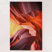 デザートスロットキャニオンまたはあなたの写真 ジグソーパズル (縦)