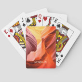 デザートスロットキャニオンまたは写真、ホワイトネーム トランプ (裏面)