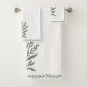 デザートセージの植物画 バスタオルセット (インサイチュ)