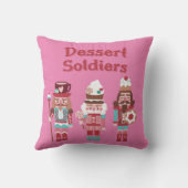 デザートソルジャーナツクラッカー装飾用クッション クッション (裏面)