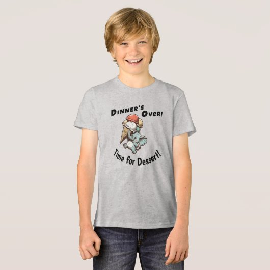デザートタイムです トライブレンドTシャツ (正面全面)