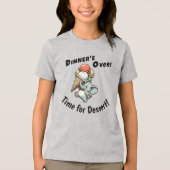 デザートタイムです トライブレンドTシャツ (正面)