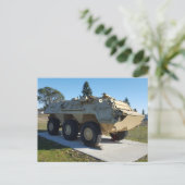 デザートタン6x6装甲車 ポストカード (スタンド正面)