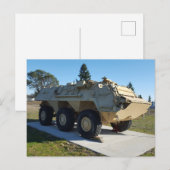デザートタン6x6装甲車 ポストカード (正面/裏面)