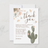 デザートチックベイビーシャワー サンキューカード (正面)