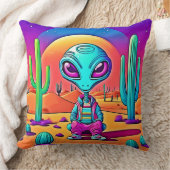 デザートチリンエイリアンアート クッション (ブランケット)