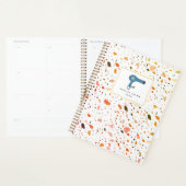 デザートテラゾパターン美容師サロンヘア プランナー手帳 (ディスプレー)