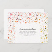 デザートテラ結婚ッツォ詳細 エンクロージャーカード (正面/裏面)