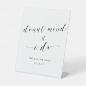 デザートテーもしブルをドナ結婚ットマインド 台座サイン (正面)