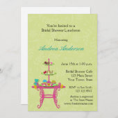 デザートテーブル、ブライダルランチョン、シャワー招待状 招待状 (正面/裏面)