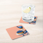 デザートデコール スクエアペーパーコースター (インサイチュ)