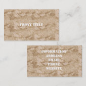 デザートデジタル軍隊パターン 名刺 (正面/裏面)