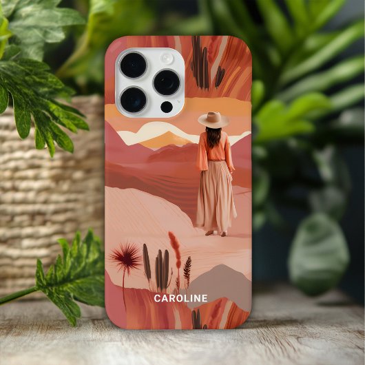 デザートデューンズ モダンボホコラージュ オーダーメイド Case-Mate iPhoneケース